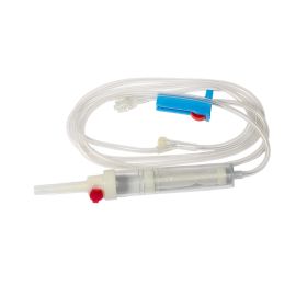 Standard Non-Vented Blood Administration Set with 200 Micron Filter and 150 cm Tubing (50 Pcs)