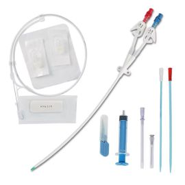 Disposafe- 8 Fr Single Lumen Hemodialysis Catheter Kit – 16 cm Length with Straight Extension 