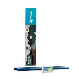 Apsara 2B Drawing Pencils – Pack of 10 with Break-Resistant Lead
