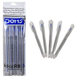 DOMS Kika R8 Blue Ball Pen (5 Pcs)
