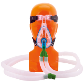 Mask with Ventilator Circuit – Non-Invasive Ventilation for CPAP/BiPAP
