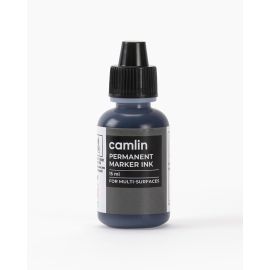 Camlin 15 ml Black Permanent Marker Refill Ink – Non-Toxic, UV Resistant