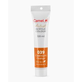 Camel Artist Acrylic Colour - Cadmium Orange 120 ml Tube