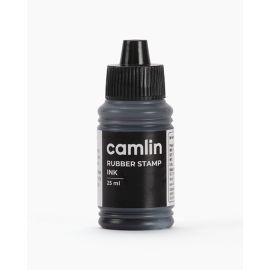 Camlin 25 ml Black Glycerin-Based Rubber Stamp Ink