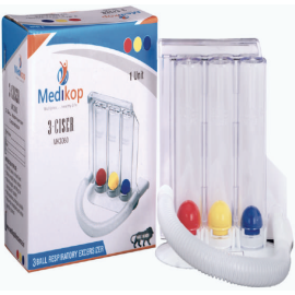 3-Ball Spirometer – Enhance Respiratory Health with Progressive Lung Exerciser