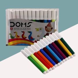  Doms Mini Water Colour Pens - Set of 12 Vibrant Shades (2 pcs)
