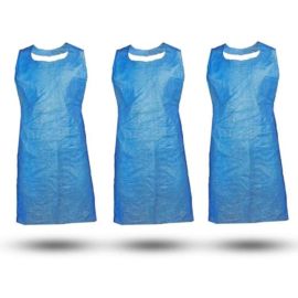 Bulk Disposable Plastic Aprons – Waterproof Polyethylene,  Size: 24 x 42, (25 Pcs)