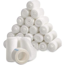 B +ve- 5cm x 8m Cotton Roller Gauze Bandage (10 Pcs)
