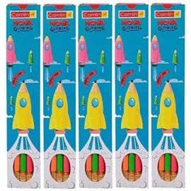 Camlin Nova Glowing Retractable Pencils - Pack of 10