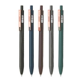 Hauser Enzo Retractable Ballpoint Pen – Medium Tip, Quick-Drying Ink, Pack of 10 with Hanger