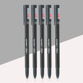 Flair Carbonix Ball Pen Black (Pack of 5)