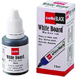 Cello Whiteboard Marker Ink – 15 ml Refill Bottles