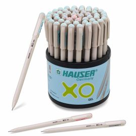 Hauser XO Gel Pen – Fine Tip, Low Viscosity Ink, Refillable, Available in Multiple Colors