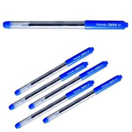 Reynolds Gel Pen Jiffy Blue (Pack of 5)