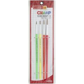 Camlin Champ Round Brushes Set - Sizes 0, 2, 4, 6 - Series 64