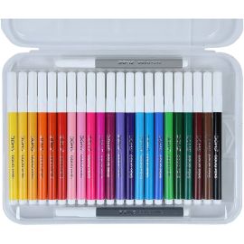 Doms Aqua Non-Toxic Water Colour Pen Set - 24 Vibrant Shades