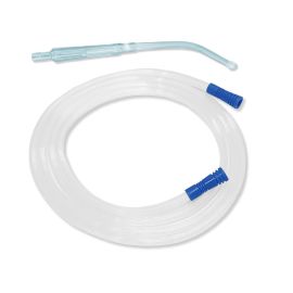 B +ve- Yankauer Suction Set with Crown Tip, Available in Various Lengths (10 Pcs)