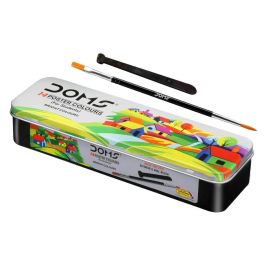 Doms Poster Colours - Set of 14 Vibrant Shades, Non-Toxic, Smooth Matte Finish