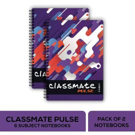 Classmate Pulse 6 Subject Spiral, Unruled, Sized: 297 x 210 mm, Page: 506
