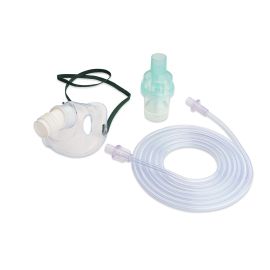 Romsons Aeromist Nebulizer Mask Set with Chamber & Tubing – Efficient Aerosol Delivery System (10 Pcs)