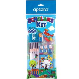 Apsara Scholar's Kit - Complete Stationery Set with Pencils, Erasers, Sharpeners, and 15 cm Scale