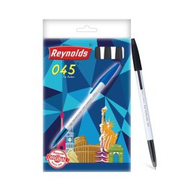 Reynolds 045 Pen Black (Pack of 10)
