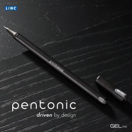 Linc Pentonic Gel Pen Black (5 pcs)