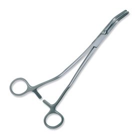 Royalsta - Angular Hysterectomy Clamp – Stainless Steel Surgical Instrument (Available in Multiple Sizes and Angles)