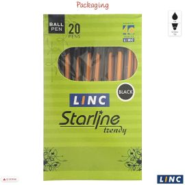 Linc Starline Trendy Ball Pen Pack of 20
