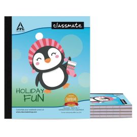Classmate Notebooks, Single Line, Sized: 190 x 155, mm Page: 20,  Center Stapled (6 pcs)
