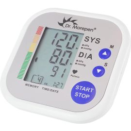  Dr. Morepen BP02 Fully Automatic Upper Arm Digital Blood Pressure Monitor with WHO Indicator and Memory Function