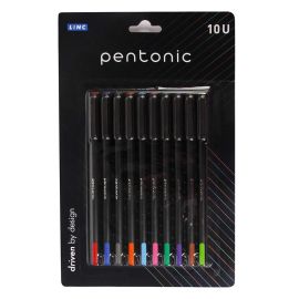Linc Pentonic Ball Pen Assorted Colors set of 10