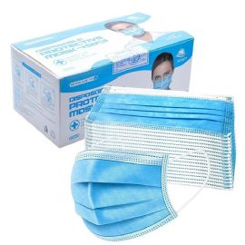 OMEX- Disposable 3-Ply Face Mask with Elastic Ear Loops (50 Pcs)