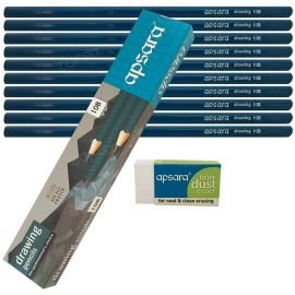 Apsara 10B Professional Drawing Pencil – Ultra-Soft Graphite for Artists