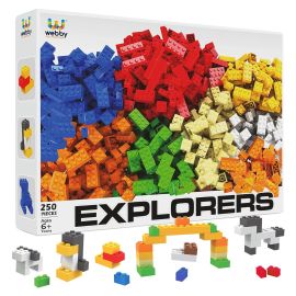 Webby Kid's Abs Building Blocks Construction Set (Multicolor) - 250 Pieces
