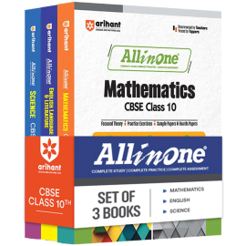 Arihant - All In One Mathematics, English Language & Literature, Science, Class 10th Based On Latest NCERT For CBSE Exams 2025