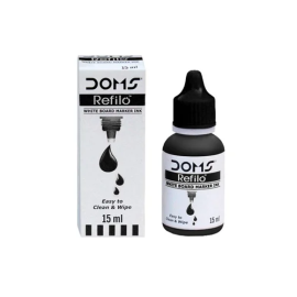 DOMS Refilo Black Permanent Marker Ink Refill – 15 ml"