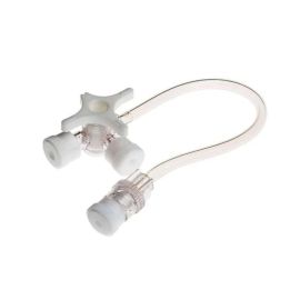 IV Extension Line with 3-Way Stopcock and Luer Lock Connectors (25 Pcs)