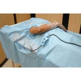 B +ve- Sterile Arm 'O' Elbow Surgical Drape with Adhesive Fenestration