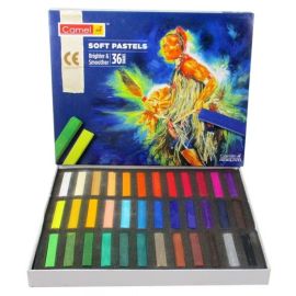 Camel Artist Soft Pastels Set – 36 Vibrant Shades