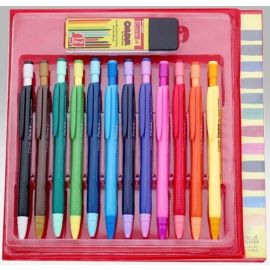 Camlin 2.0mm Mechanical Color Pen Pencil – Set with 12 Vibrant Refillable Leads