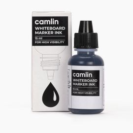 Camlin 15 ml Black Whiteboard Marker Refill Ink – Easy Erase, High Visibility