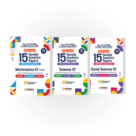 Arihant - CBSE i-Succeed Sample Question Papers for Class 10th | Science, Social Science & Mathematics (Standard) | Set of 3 books