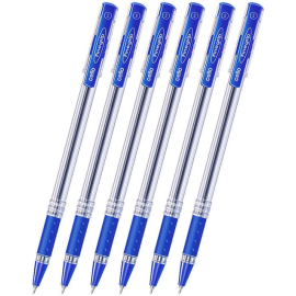 Cello Finegrip 0.7 mm Blue Ink Ball Pen – Pack of 50 with Elasto Grip
