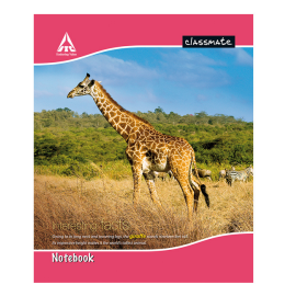 Classmate Notebook Unruled 210 x 170 mm,Unruled, Page 96 Quarter Bound