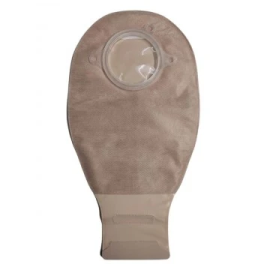 ConvaTec Natura+ 12" Opaque Drainable Ostomy Pouch with 57mm Flange, InvisiClose® Tail Closure, and Filter