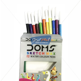 Doms Aqua Water Colour Pens - Mini Set of 24 Vibrant Shades