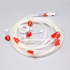 Hemoset- Hemodialysis Blood Line Set – Medical-Grade, Kink-Resistant Tubing with Color-Coded Components (10 Pcs)