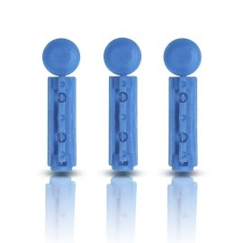 B +ve- Sterile Disposable Blood Lancet Needles with Plastic Housing – 30G, 100 Count(100 Pcs)