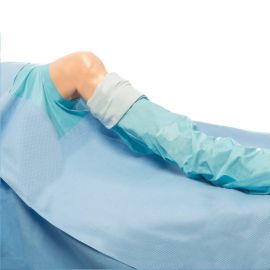 B+ve- Sterile Knee 'O' Surgical Drape with Elastic Fenestration and Reinforced Zones 